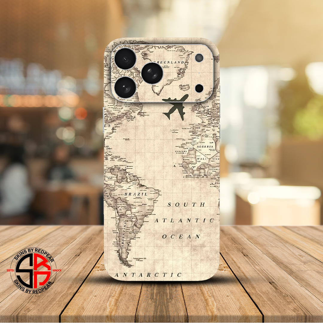 Aeroplane Brown Map 3D Skin