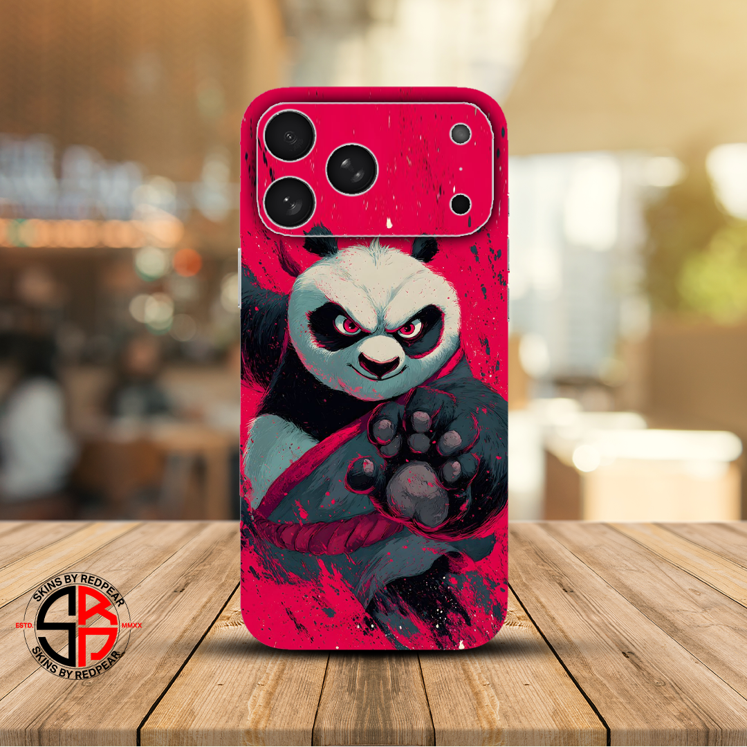 Kungfu Panda Pink Bg 3D Skin