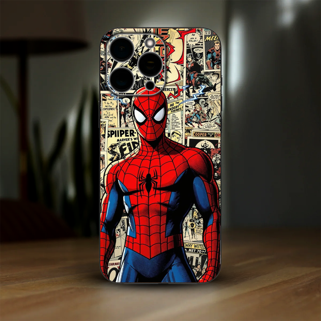 Spiderman Newspaper Bg 3D Skin